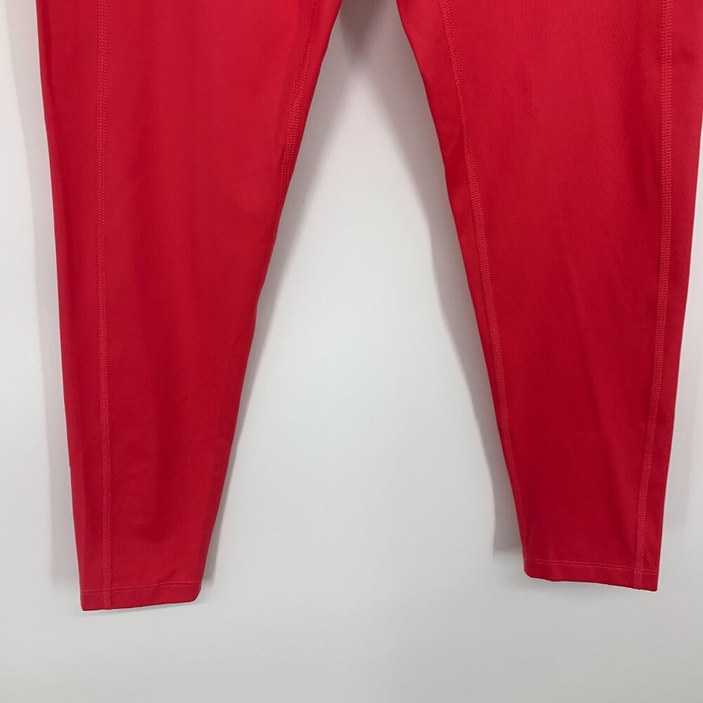 Girlfriend Collective Leggings High Waist 7/8 Crop Geranium Pink NWT - Picture 8 of 15